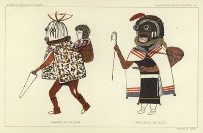 Awatobi Soyok Taka, Awatobi Soyok Wuqti (värilitografia). tekijältä American School
