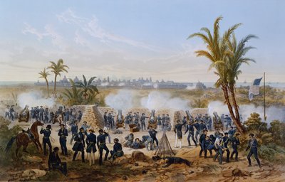 Veracruzin pommitus maaliskuussa 1847 tekijältä American School