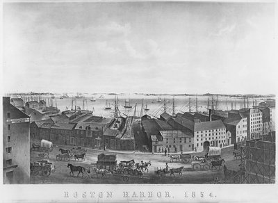 Bostonin satama, 1854 tekijältä American School