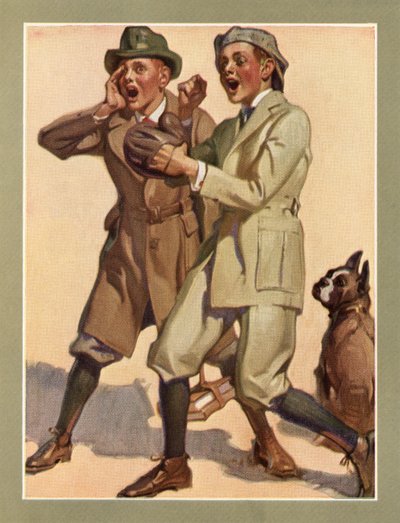 Pojat, jotka pelasivat Street Baseballia 1920-luvulla tekijältä American School
