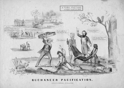 Buccaneer rauhoittaminen; julkaisija E H Fletcher, New York, n. 1856 tekijältä American School