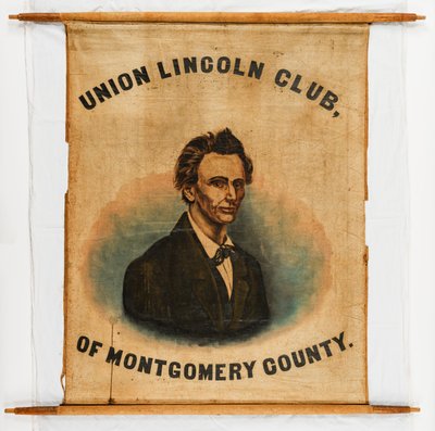 Kampanjabanneri Abraham Lincolnille, Montgomeryn piirikunta tekijältä American School