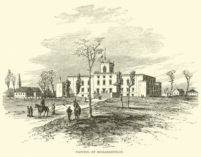 Capitol Milledgevillessä marraskuussa 1864 tekijältä American School