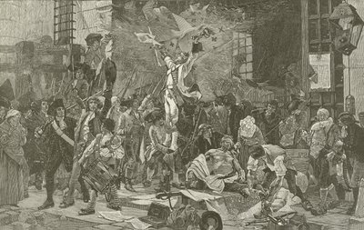 Bastillen vangitseminen, Francois Flamengin maalaus tekijältä American School