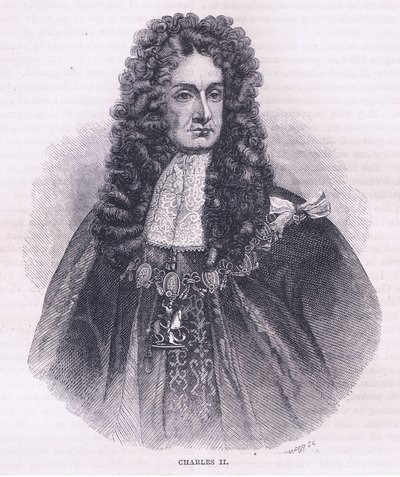 Charles II (1664), kuvitus Cassell