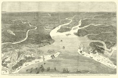 Charleston ja sen ympäristö, heinäkuu 1863 tekijältä American School