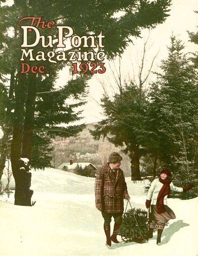 Joulukuusi, DuPont-lehden etukansi, joulukuu 1923 tekijältä American School