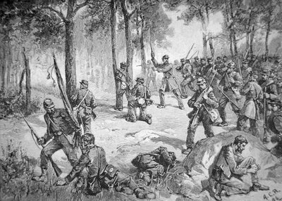 Konfederaation hyökkäys Gettysburgin taistelussa tekijältä American School