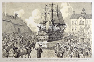 Kongressin paraati ja juhla, noin 1790 tekijältä American School