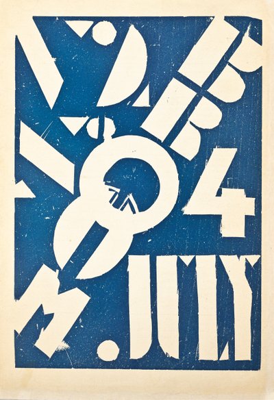 "Broom" -taidelehden kansi, n. 1921-1924 tekijältä American School