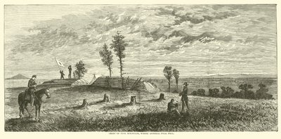 Pine Mountainin harja, jossa kenraali Polk kaatui kesäkuussa 1864 tekijältä American School