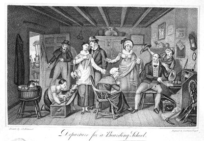 Lähtö sisäoppilaitokseen, Analectic Magazine, v.2., 1820 tekijältä American School