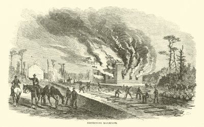 Rautateiden tuhoaminen, huhtikuu 1863 tekijältä American School