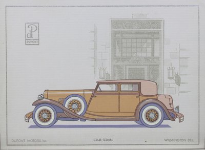 DuPont Motor Cars: Club Sedan, 1921 tekijältä American School