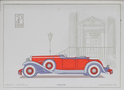 DuPont Motor Cars: Phaeton, 1921 tekijältä American School