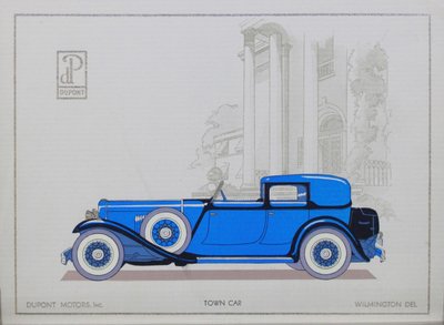 DuPont Motor Cars: Town Car, 1921 tekijältä American School