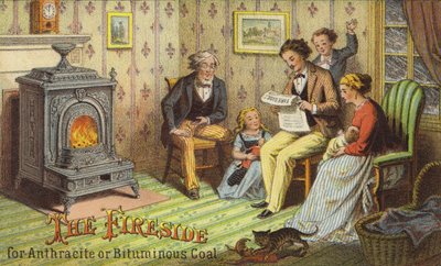 Perheen kokoontuminen Fireside-alueella tekijältä American School