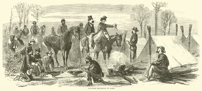 Metsästäjät palaavat leiriin, maaliskuu 1865 tekijältä American School