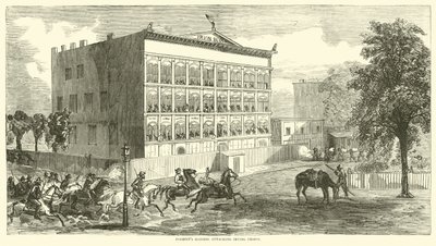 Forrestin hyökkääjät hyökkäävät Irvingin vankilaan elokuussa 1864 tekijältä American School