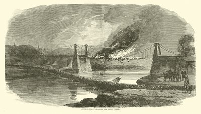Kenraali Logan ylittämässä Bayou Pierren toukokuussa 1863 tekijältä American School