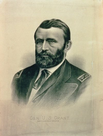 Kenraali Ulysses Simpson Grant (1822-85) tekijältä American School