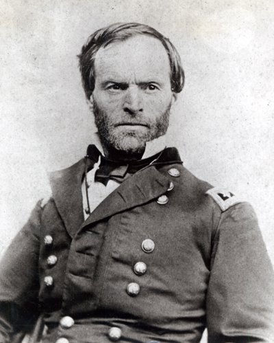 Kenraali William Tecumseh Sherman (1820-91) tekijältä American School