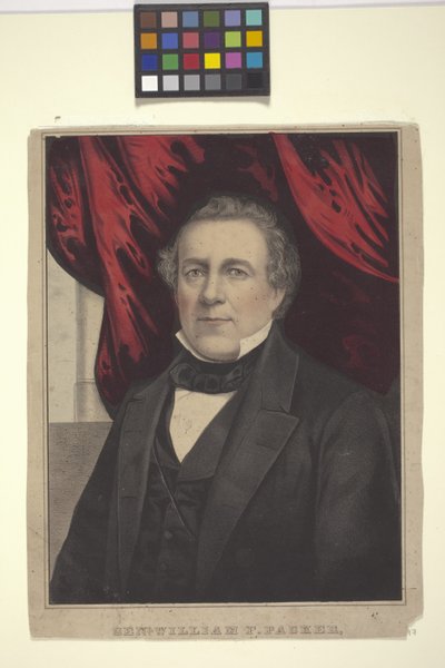 Genl. William F. Packer (käsinvärinen litografia) tekijältä American School