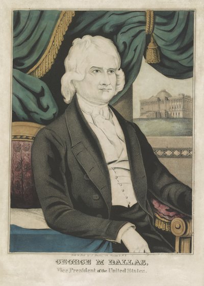 George M. Dallas, julkaisija. 1844 (värilitro) tekijältä American School