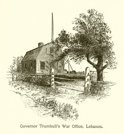 Kuvernööri Trumbulls War Office, Libanon, Connecticut tekijältä American School