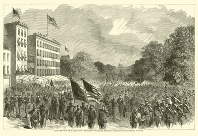 Suuri arvostelu Washingtonissa, Shermansin veteraanit marssivat Pennsylvania Avenuella toukokuussa 1865 tekijältä American School