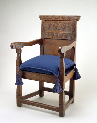 Great Chair, Essex County, Massachusetts, 1640-85 (valkotammi) tekijältä American School