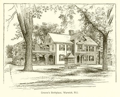 Greenesin syntymäpaikka, Warwick, R.I tekijältä American School