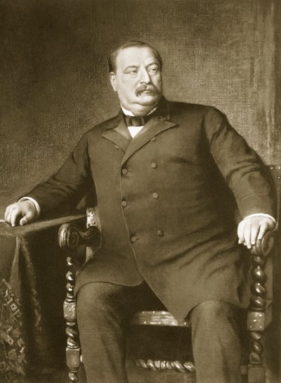 Grover Cleveland, 22. ja 24. Yhdysvaltain presidentti, pubi. 1901 (syväpaino) tekijältä American School
