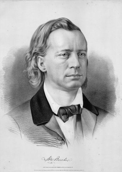 H. W. Beecher, pub. Currier & Ives, 1860 tekijältä American School