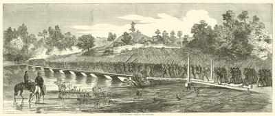 Hannoverin lautta ylittämässä Pamunkeyn kesäkuussa 1864 tekijältä American School