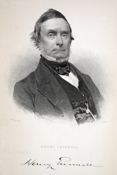 Henry Grinnell, kuvitus Henry Grinnelliltä (1799-1874); Toinen Grinnell-retkikunta Sir John Franklinia etsimässä..., 1856 tekijältä American School