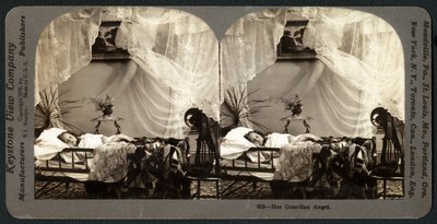 Hänen suojelusenkelinsä, n. 1899 (stereografi) tekijältä American School