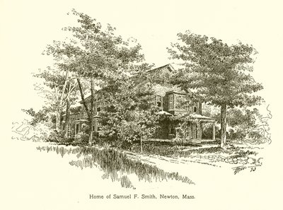 Samuel F. Smithin koti, Newton, Mass tekijältä American School