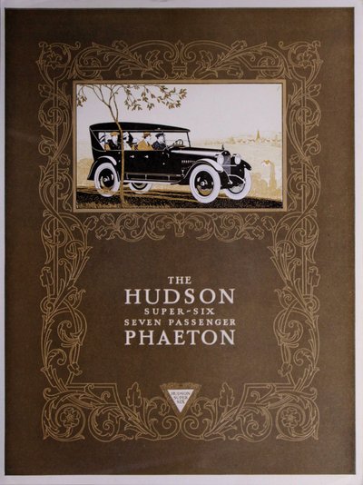 Hudson Super-Six Seven Passenger Phaeton, 1923 tekijältä American School