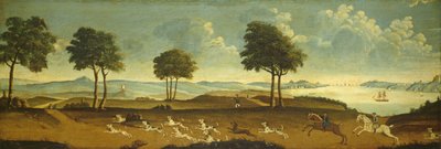 Metsästyspaikka ja satama, 1700-luku tekijältä American School
