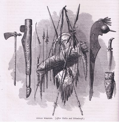 Intialaiset aseet, kuvitus Cassell