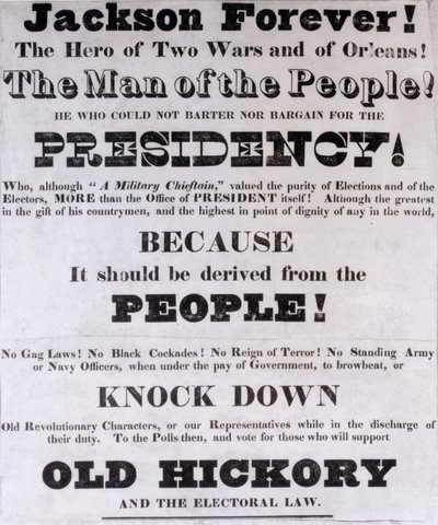 Jackson Forever, Presidentinvaalikampanjan juliste tekijältä American School