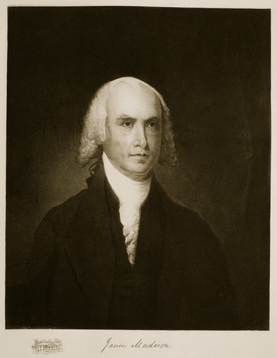 James Madison, Yhdysvaltain 4. presidentti, pub. 1901 (syväpaino) tekijältä American School