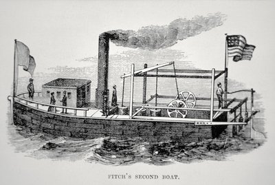 John Fitchin (1743-98) toinen höyrylaiva tekijältä American School
