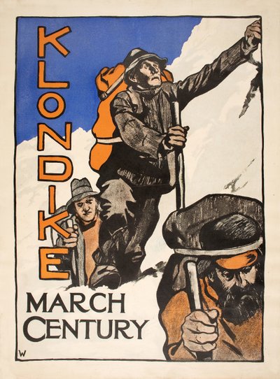 "Klondike" Century Magazinesta, maaliskuu 1898, tekijältä American School