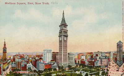Madison Square, East, New York, 1900-luku tekijältä American School