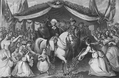 Kenraalimajuri George B. McClellan, pub. 1861 (kaiverrus) tekijältä American School
