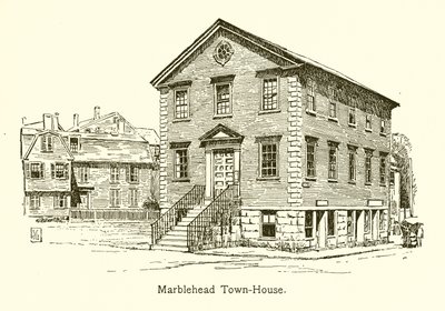 Marbleheadin kaupungintalo (kaiverrus) tekijältä American School