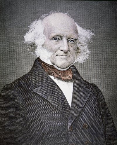 Martin van Buren (1782-1862) (värikaiverrus) tekijältä American School