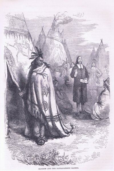 Mayhew ja Naragansett 1674, esimerkki Cassell